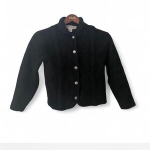 Beautiful Vintage Black Wool Sweater